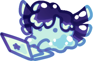nahua as a goop blob on a computer